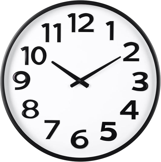 Crosstime 20 Inch Large Wall Clock by CrosstimeWallClockPracticalElegant