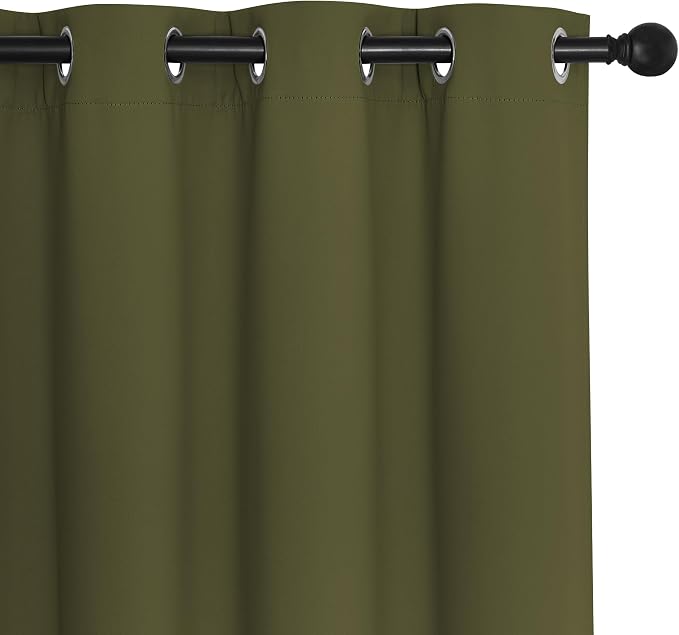 NICETOWN Blackout Curtains 72 inches Long, Grommet Privacy Window Treatment - Image 7