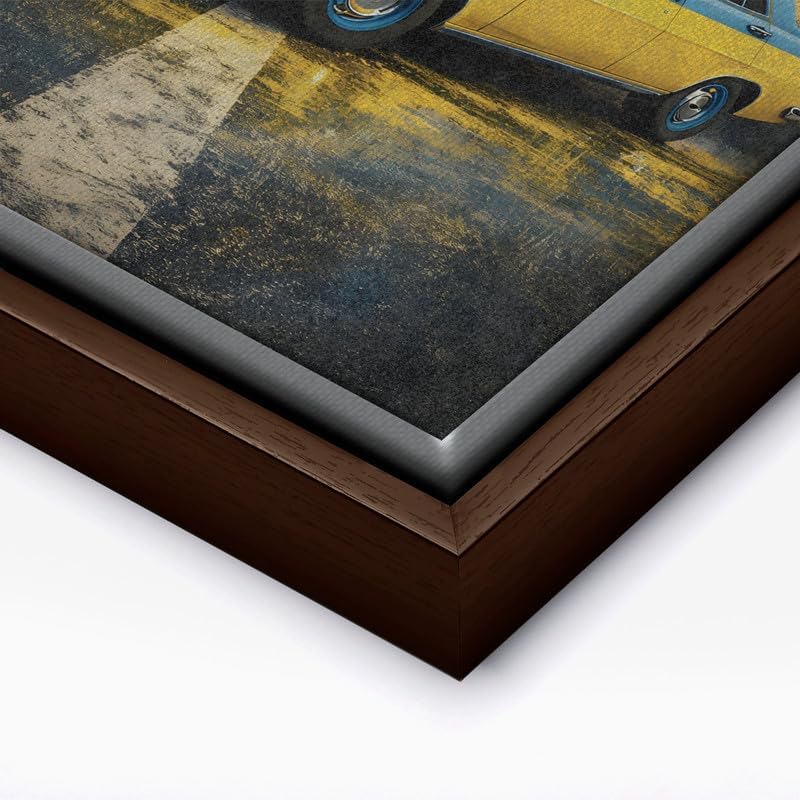 InkFlow Posters Vintage Car Canvas Poster - Image 2