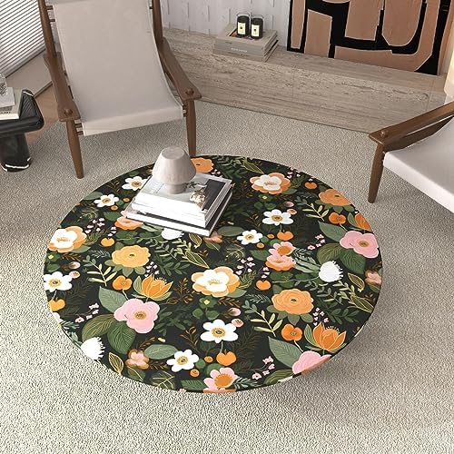 Danodoi Dark Green Vintage Floral Peel and Stick Wallpaper 17.5" x 118" - Image 3