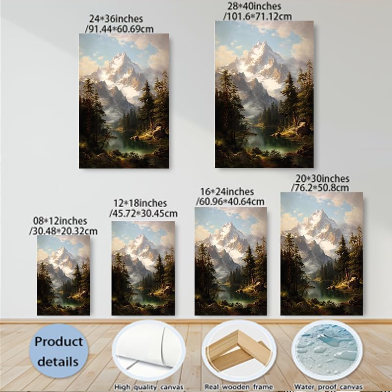Serene Landscape Canvas Wall Art - Image 5