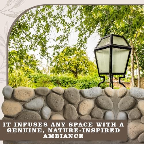 1 Pack PU Faux Stone Panel 47"w x 23.23"h x 2"d Stone Veneer - Image 6