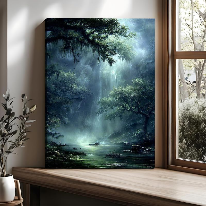 Serene Landscape Canvas Wall Art - Image 3