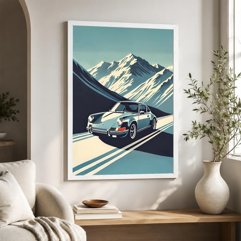 InkFlow Posters Vintage Sports Car Canvas Poster - Image 6