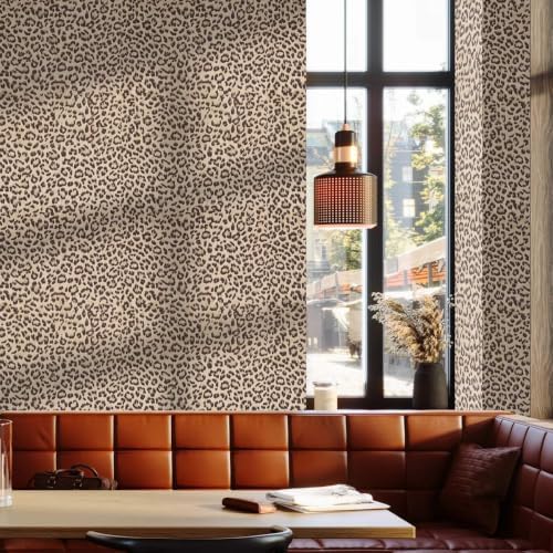 Leopard Print Wallpaper, Cheetah Peel and Stick Contact Paper 17"X120" - Image 3