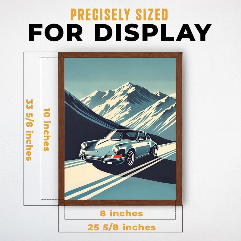 InkFlow Posters Vintage Sports Car Canvas Poster - Image 3