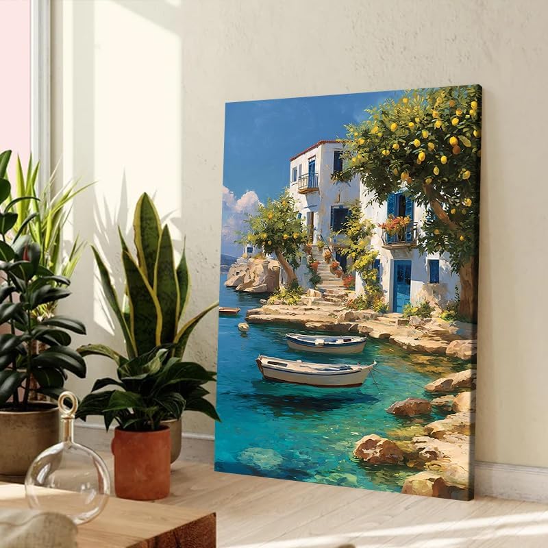 Serene Landscape Canvas Wall Art - Image 4