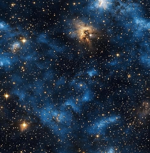 Laatse Dark Starry Sky Wallpaper Peel and Stick 17.5"x 118" by Laatse