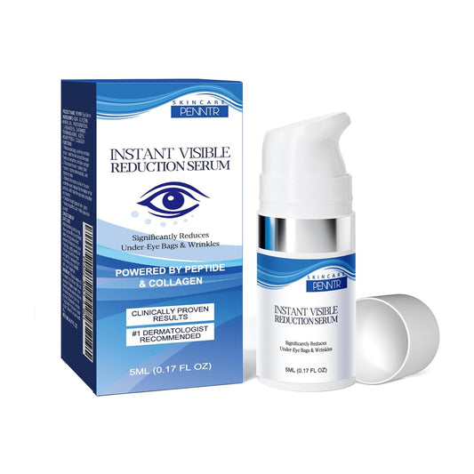 Instant Eye Serum, for Under-Eye Bags, Dark Circles & Wrinkles - Powered by Peptide & Collagen, Smooth and Moisturize (0.17 Fl. OZ (Pack of 1))