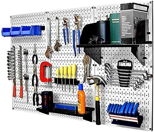 Wall Control 30-WRK-400WB Standard Workbench Metal Pegboard Tool Organizer by Wall+Control