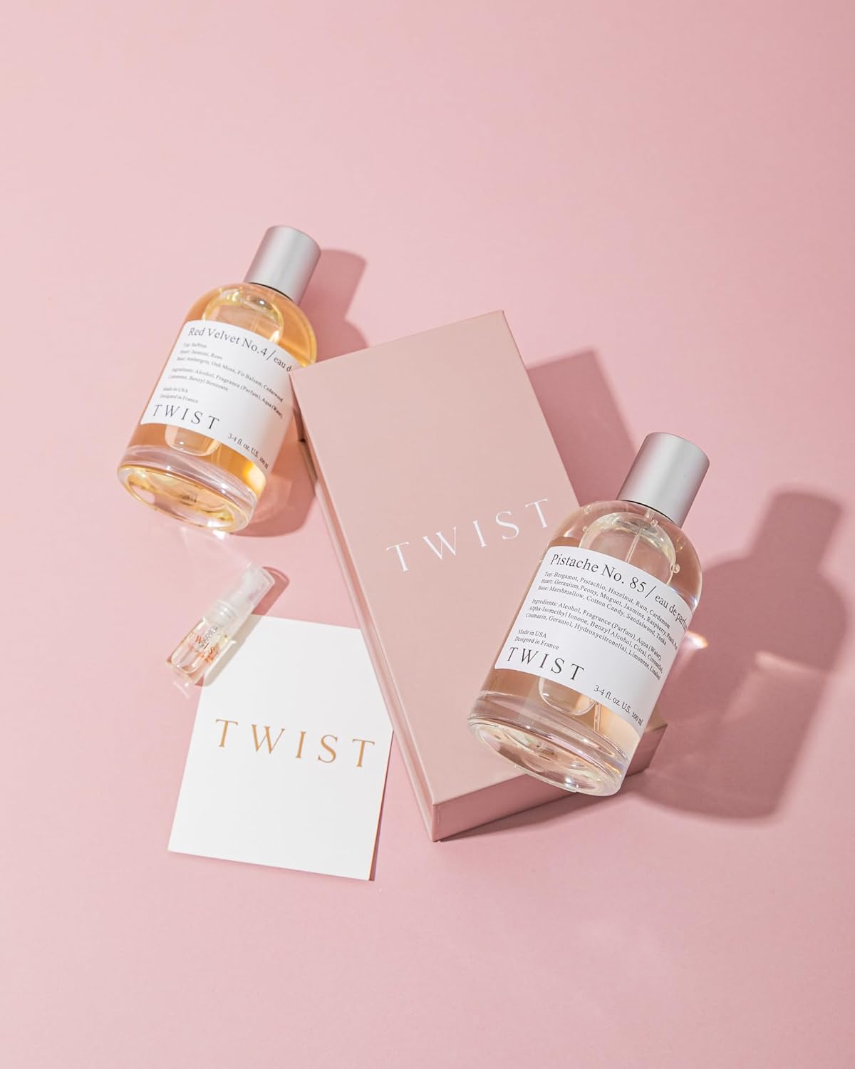 Twist Elements No. 76 - Inspired by E. Molecule 01, Long-Lasting Perfume for Women & Men, Vegan, Clean Ingredients, Cedarwood & Musk Unisex Fragrance – Spray 100 ml | 3.4 fl. oz
