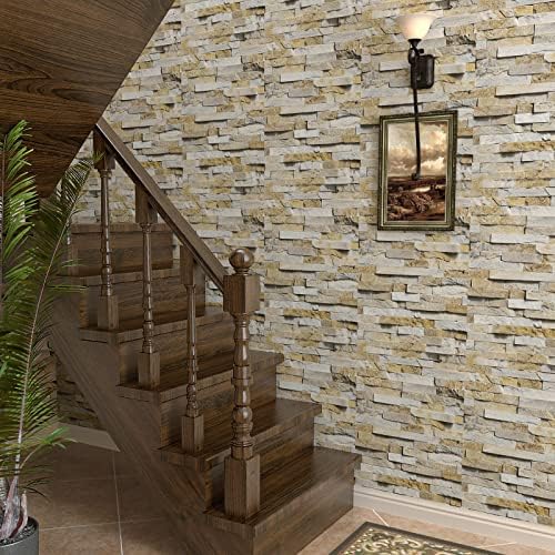 VaryPaper 3D Brick Wallpaper Peel and Stick Stone Wallpaper Self Adhesive - Image 2