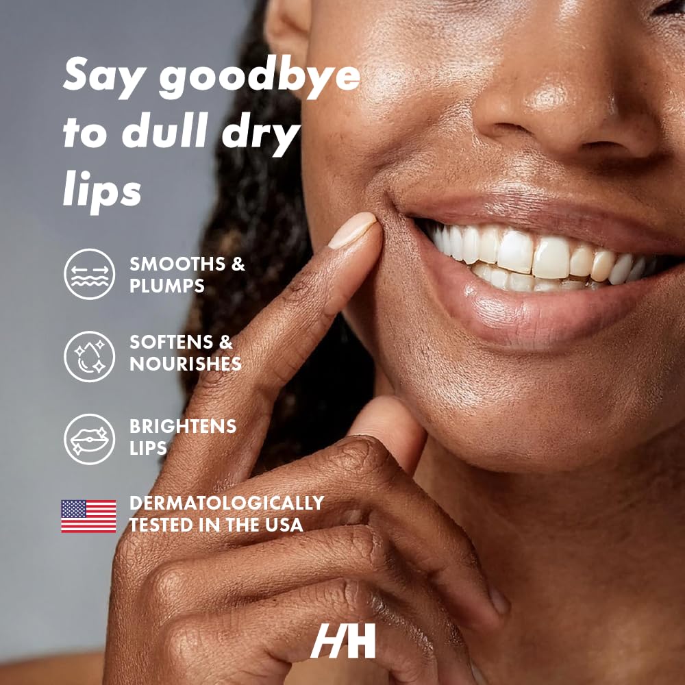 Handmade Heroes Bakuchiol Lip Scrub 1 fl oz Deep Conditioning Lip Plumper Helps Reduce Fine Lines and Wrinkles Appearance 100% Cruelty Free Vegan Lip Care for Luscious Lips