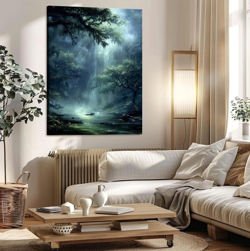 Serene Landscape Canvas Wall Art - Image 2