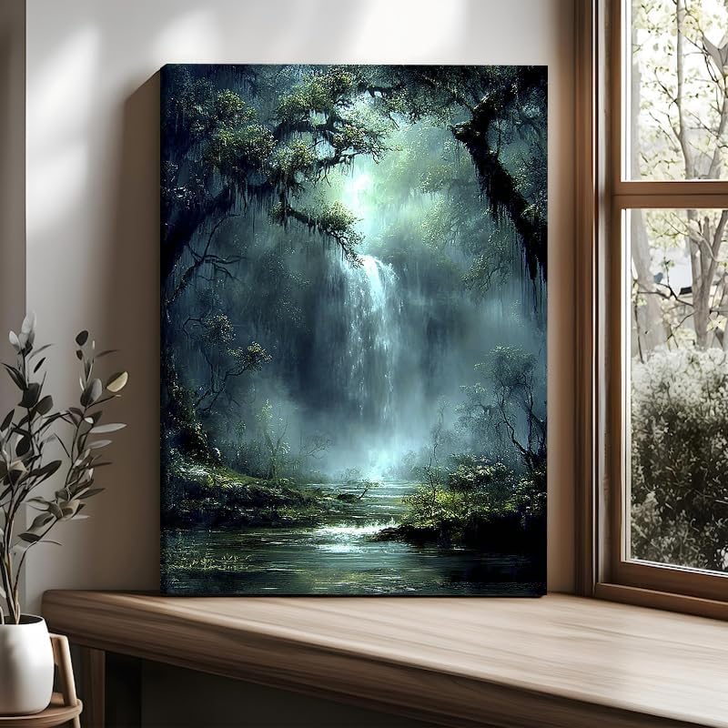 Serene Landscape Canvas Wall Art - Image 3
