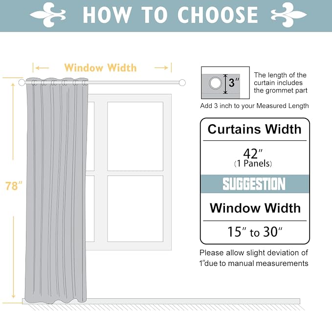 ChrisDowa Blackout Curtains 78 inches Long - Image 5