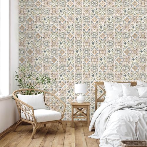 Wudnaye Faux Tile Peel and Stick Wallpaper - Image 3