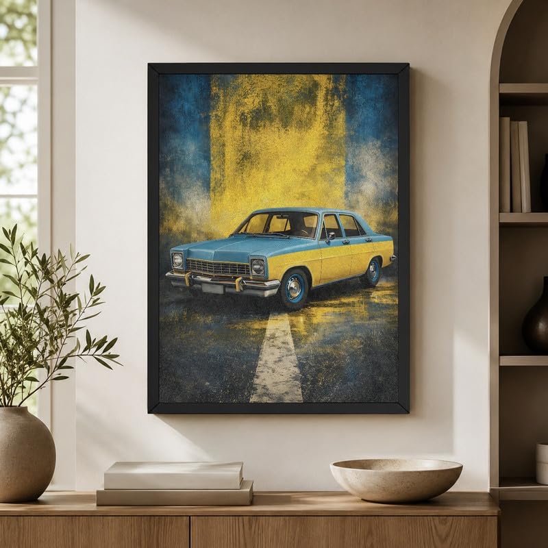 InkFlow Posters Vintage Car Canvas Poster - Image 5