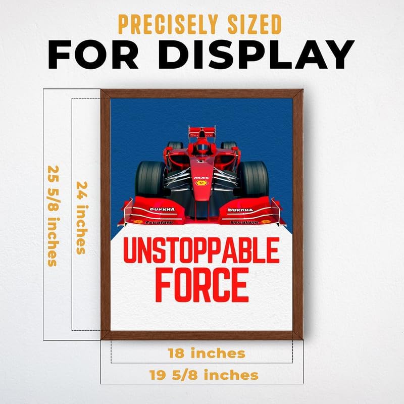 InkFlow Posters Racing Car Canvas Poster - Image 3
