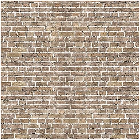 YYNXSY 10X10FT Brick Wall Background Primary Color Brick Background Large by YYNXSYPhotographySupplies