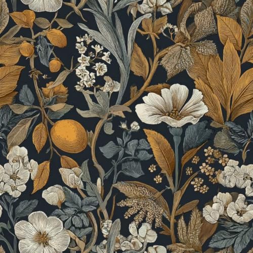 Stickorama Vintage Floral Peel and Stick Wallpaper Self Adhesive 17.72" x by Unknown
