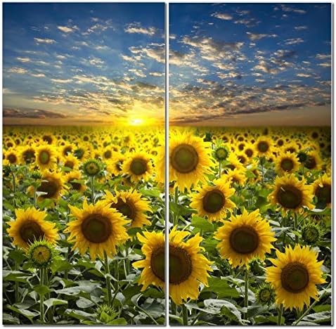 Sunflower Canvas Wall Art Decor by LovelyHomeEssentials