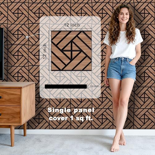 WoveN SounD Acoustic Wall Panels, 16 Pack, 12x12 in - Image 2