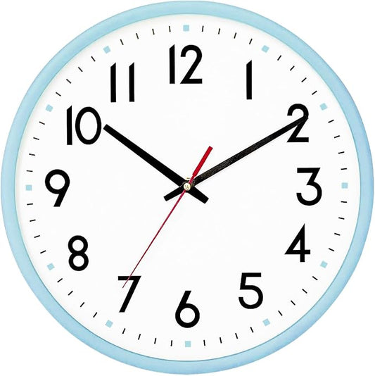 HZDHCLH Wall Clock Silent Wall Clocks Battery Operated 10 Inch Modern Non by HZDHCLH