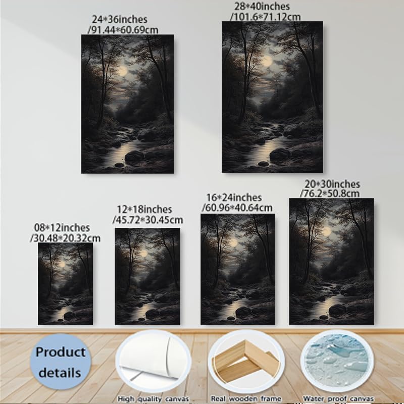 Serene Landscape Canvas Wall Art - Image 5