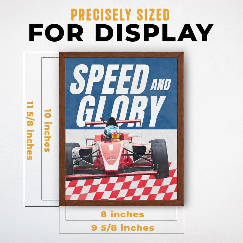InkFlow Posters Racing Car Canvas Poster - Image 3