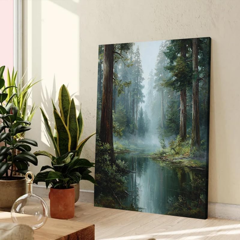 Serene Landscape Canvas Wall Art - Image 4