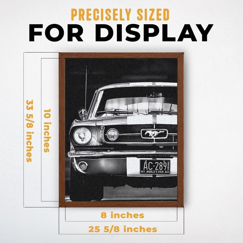 InkFlow Posters Vintage Car Photography Canvas Poster - Image 3