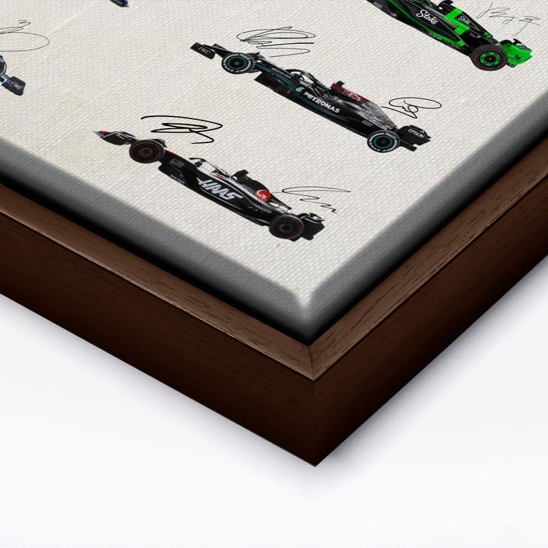 InkFlow Posters Car Racing Canvas Poster - Image 2