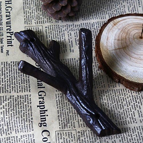Ogrmar 2 Pcs Decorative Branch Cast Iron Wall Hooks - Image 4