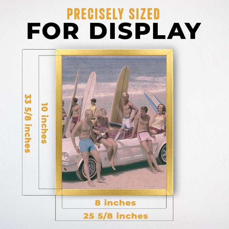 InkFlow Posters Surfers on a Beach Canvas Poster - Image 3