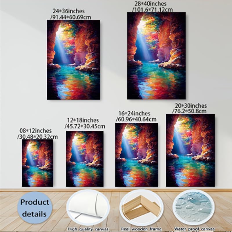 Serene Landscape Canvas Wall Art - Image 5