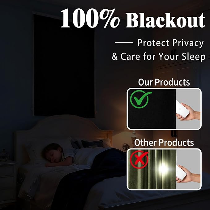 Damage-Free 100% Blackout Curtain - Image 2