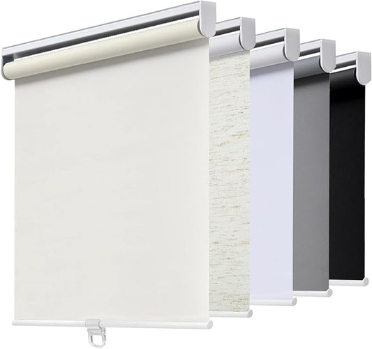 AOSKY Cordless Roller Shades Blackout Blinds by AOSKY
