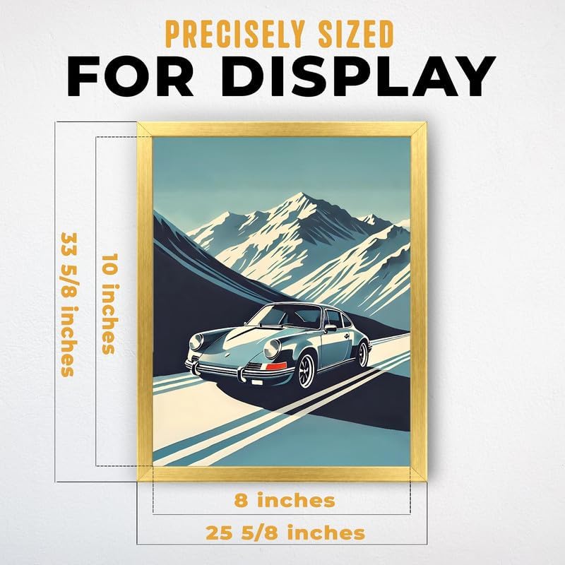 InkFlow Posters Vintage Sports Car Canvas Poster - Image 3