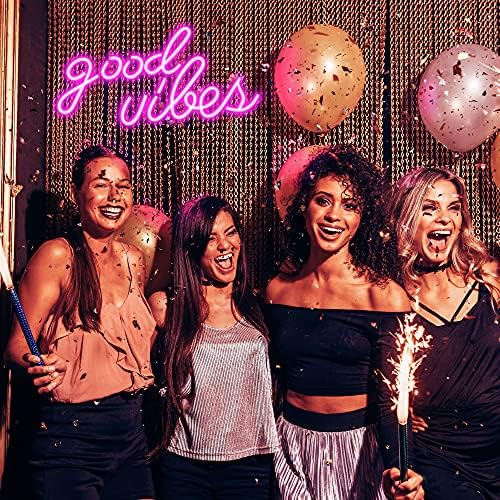 Olekki Pink Good Vibes Neon Sign - Image 4