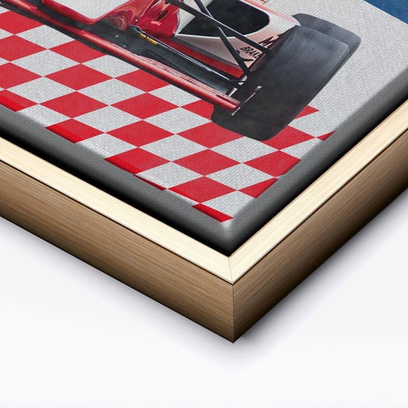 InkFlow Posters Racing Car Canvas Poster - Image 2