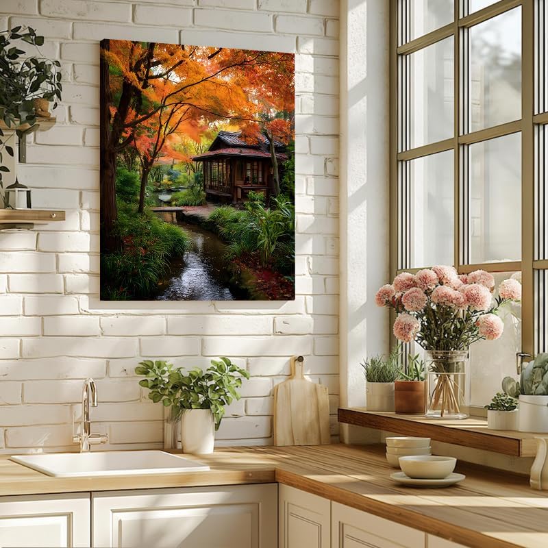 Serene Landscape Canvas Wall Art - Image 6