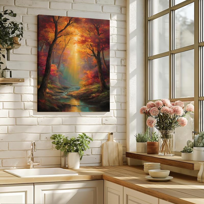 Serene Landscape Canvas Wall Art - Image 6