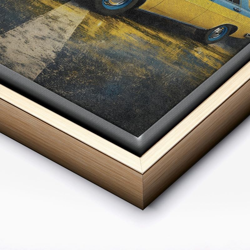 InkFlow Posters Vintage Car Canvas Poster - Image 2