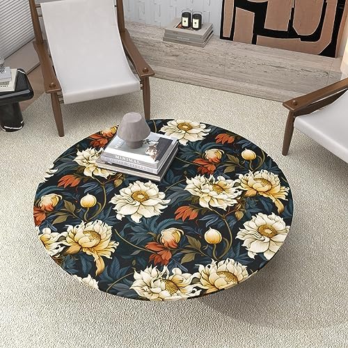 Black Blue Vintage Floral Peel and Stick Wallpaper 17.5" x 118" - Image 6