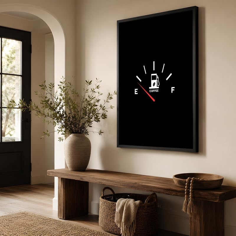 InkFlow Posters Coffee Gauge Canvas Poster - Image 4