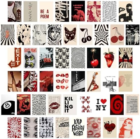 TRAMIN 50 Pcs Downtown Girl Room Decor by tramin