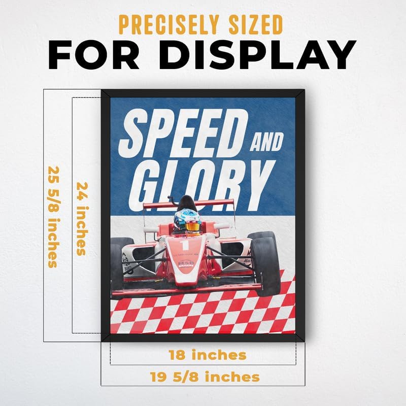 InkFlow Posters Racing Car Canvas Poster - Image 3