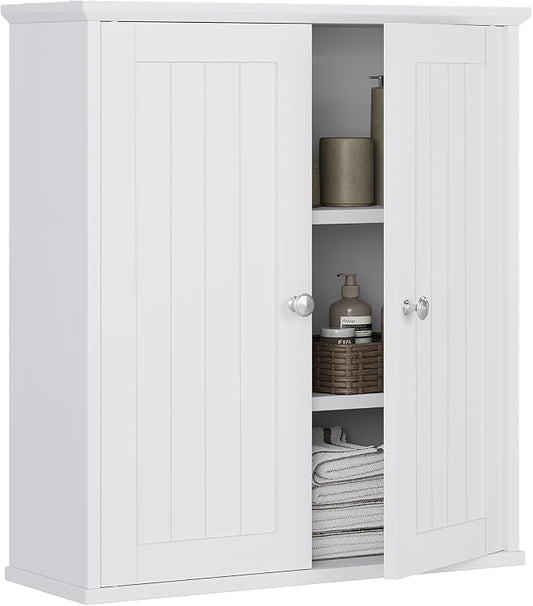 Bathroom Wall Cabinet, Bathroom Cabinet Wall Mount, Over the Toilet Space Saver by Meilocar