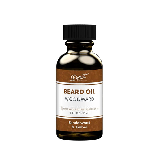 Detroit Grooming Beard Oil | Hydrating & Nourishing Formula • Woodward Scent (1 oz)